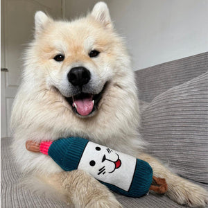 Martin Sellier Peluche Les Frenchies Bouteille de vin