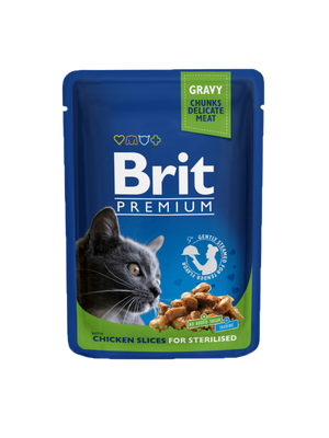 Brit Premium by Nature Pouch Sterilized - Chicken Slices in Gravy 100 g