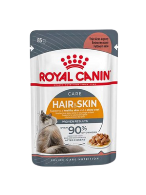 Royal Canin Hair & Skin Care en sauce pour chat