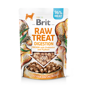 Brit Raw Treat Digestion. Freeze-dried treat and topper. Chicken