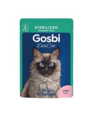 Gosbi Delicat Sterilized - Chicken with Sardines Loaf