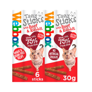 Webbox Tasty Sticks Beef & Rabbit