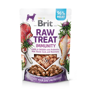 Brit Raw Treat Immunity. Freeze-dried treat and topper. Lamb & Chicken