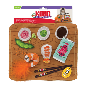 KONG Pull-A-Partz sushi