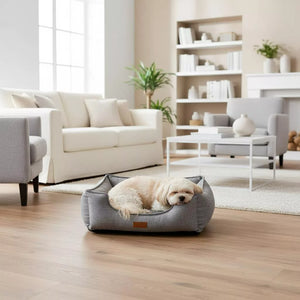 DUBEX Nordic Light Grey Bed