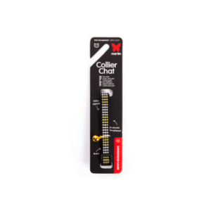 Martin Sellier Collier Croix Jaune 10-20/30cm
