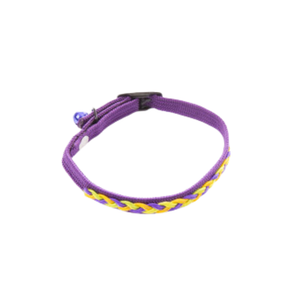 Martin Sellier Collier Tressé Violet 10-30 cm