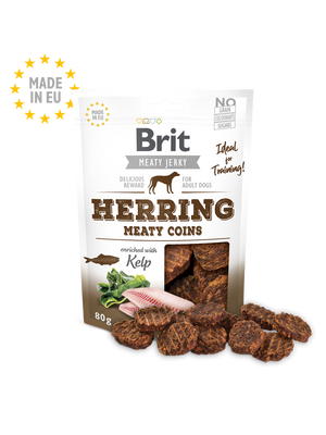 Brit Meat Jerky Snack–Herring Meaty coins