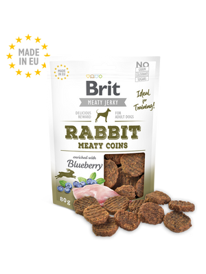 Brit Meat Jerky Snack – Rabbit Meaty coins