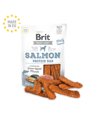 Brit Meat Jerky Snack – Salmon Protein bar