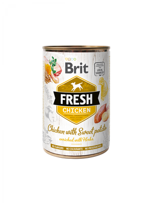 Brit Fresh Chicken with Sweet Potato 400 g