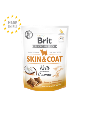 Brit Care Dog Functional Snack Skin&Coat Krill