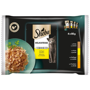 Sheba Délicatesse à la volaille Fillets en Gelée 4x85g