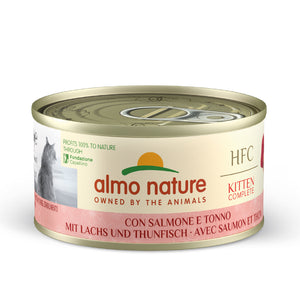 Almo Nature HFC Complete - au Saumon & Thon pour chatons 70 g