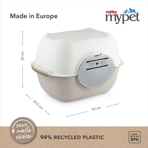 Bella Maison de Toilette pour chats Taupe