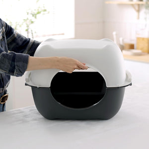 Bella Maison de Toilette pour chats Taupe