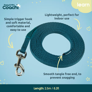 Coachi Longe d'Entrainement pour chiots et chiens mini 2.5 m