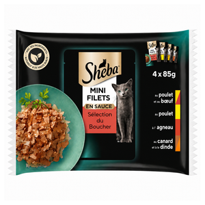 Sheba Sélection du Boucher Fillets en Sauce 4x85g