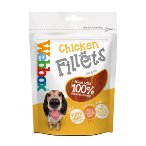 Webbox Chicken Fillets Dog Treats 90g