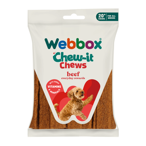 Webbox Meaty Chew-it Chews Beef Dog Treats 200g