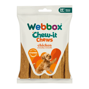 Webbox Meaty Chew-it Chews Chicken Dog Treats 200g