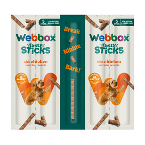 Webbox Tasty Sticks Chicken Treats – Large Dogs 6 batônnets