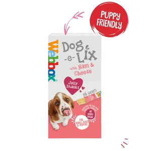 Webbox Dog e Lix with Ham & Cheese Creamy Dog Treats 90g