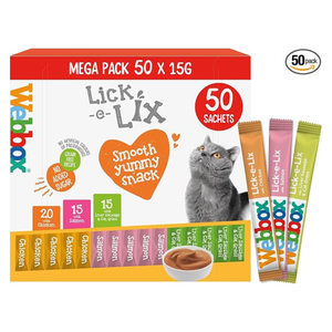 Webbox Lick-E-Lix Mixed Flavour 50 unités