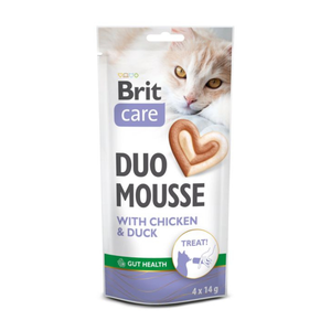 Brit Care Cat Creamy Duo Mousse Poulet & Canard 4x14 g