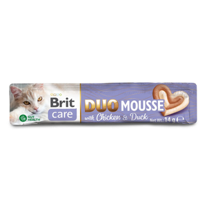Brit Care Cat Creamy Duo Mousse Poulet & Canard 4x14 g
