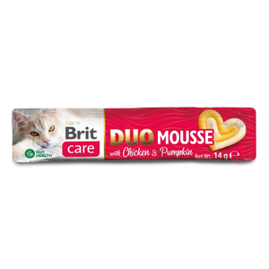 Brit Care Cat Creamy Duo Mousse Poulet & Potiron 4x14 g