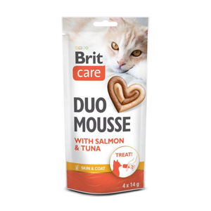 Brit Care Cat Creamy Duo Mousse Saumon & Thon 4x14 g