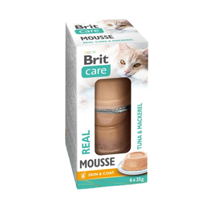 Brit Care Cat Mousse au Thon & Maquereau 6x25 g
