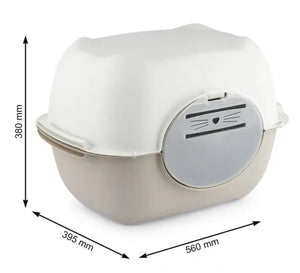Bella Maison de Toilette pour chats Taupe