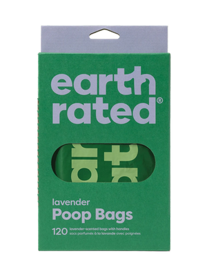 Earth Rated Sacs à crottes 120 sacs avec poignets
