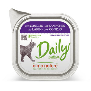 Almo Nature Daily - Barquette au Lapin 100 g