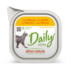 Almo Nature Daily Barquette au Poulet 100g pour chat | Pet Me ! Casablanca