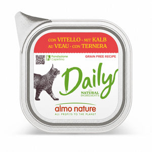 Almo Nature Daily - Barquette au Veau 100 g